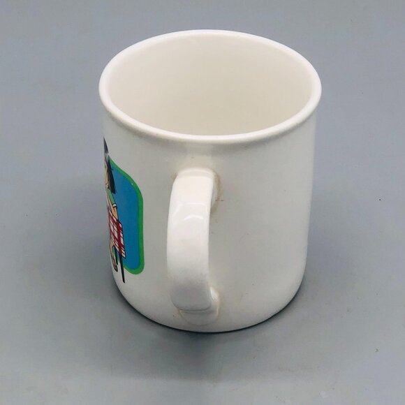 Are We Having Fun Yet Coffee Cup Multi Colored Length 3.5" glass humor READ - Picture 3 of 8